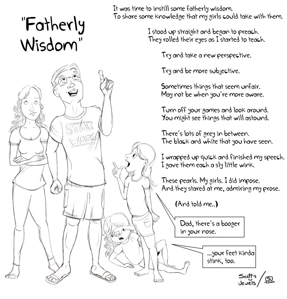 Fatherly Wisdom Parenting Dad Jokes Kids Daughters Family Code