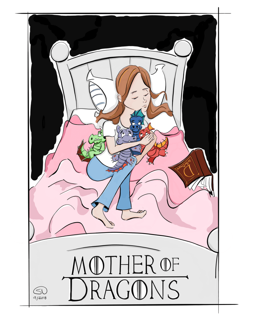 Game of Thrones Mother of Dragons Daenerys Stormborn Beanie Boo Kids Bedtime Family Comic