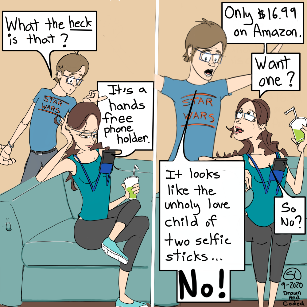 selfie stick handless phone holder iphone book lover reading comic