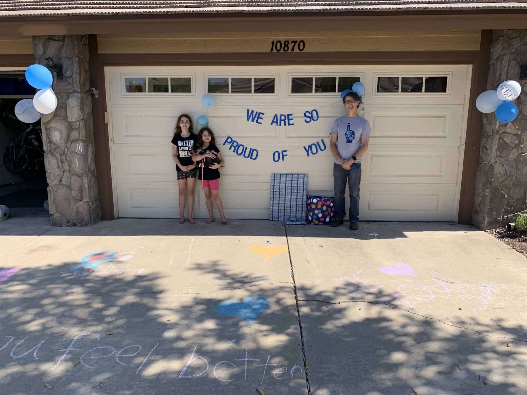 prostate cancer last day of radiation family friends