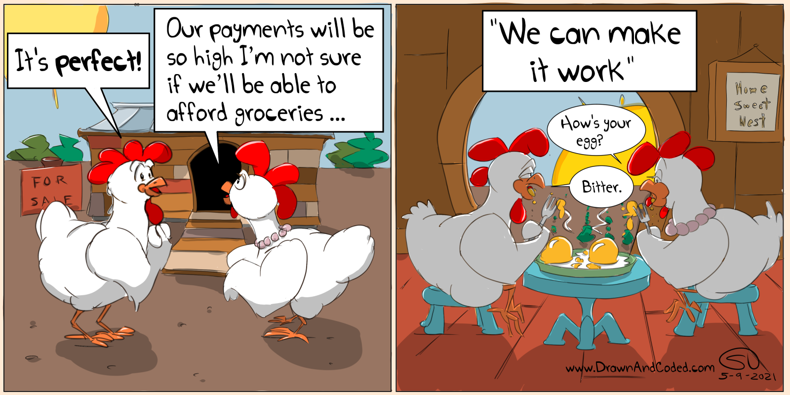 California Real Estate Bubble Realtor Broker Comic