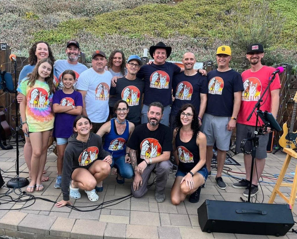The Rubber Band and their merry group of band aids.